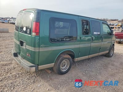 Trzecie zdjęcie samochodu z tyłu: 1999 GMC SAVANA RV G1500 VIN:1GDFG15R7X1059386 - miniatura
