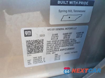 Zdjęcie 13 z 13 samochodu: 2023 GMC ACADIA SLT VIN:1GKKNUL4XPZ189668 - miniatura