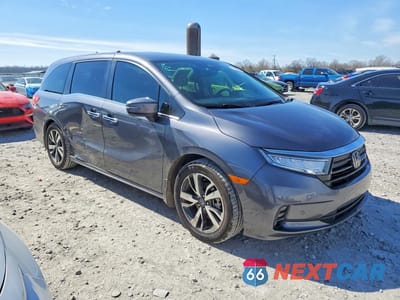 Czwarte zdjęcie samochodu z boku: 2024 HONDA ODYSSEY TOURING VIN:5FNRL6H83RB001783 - miniatura