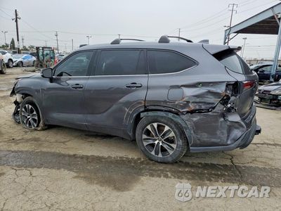 Drugie zdjęcie samochodu z przodu: 2022 TOYOTA HIGHLANDER XLE VIN:5TDHZRAH8NS131201 - miniatura