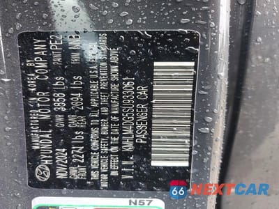 Zdjęcie 12 z 12 samochodu: 2025 HYUNDAI ELANTRA SEL SPORT VIN:KMHLM4DG5SU933061 - miniatura