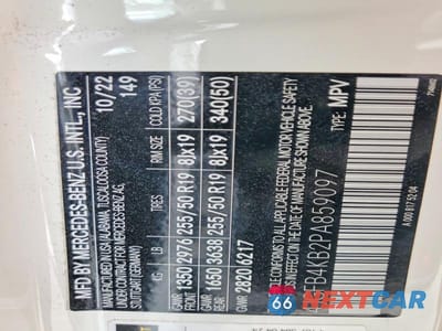 Zdjęcie 14 z 14 samochodu: 2023 MERCEDES-BENZ GLE 350 4MATIC VIN:4JGFB4KB2PA859097 - miniatura