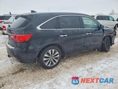 Trzecie zdjęcie samochodu z tyłu: 2016 ACURA MDX TECHNOLOGY VIN:5FRYD4H4XGB028078 - miniatura