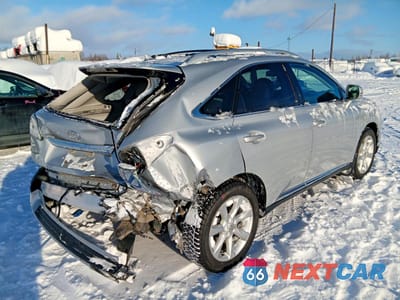 Trzecie zdjęcie samochodu z tyłu: 2012 LEXUS RX VIN:2T2BK1BA3CC136501 - miniatura