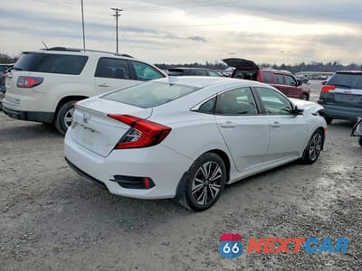 Trzecie zdjęcie samochodu z tyłu: 2018 HONDA CIVIC EXL VIN:JHMFC1F74JX000134 - miniatura
