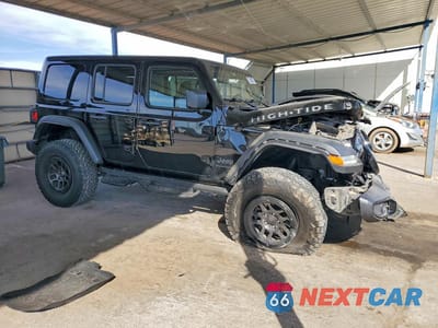 Czwarte zdjęcie samochodu z boku: 2023 JEEP WRANGLER SPORT VIN:1C4HJXDG5PW635027 - miniatura