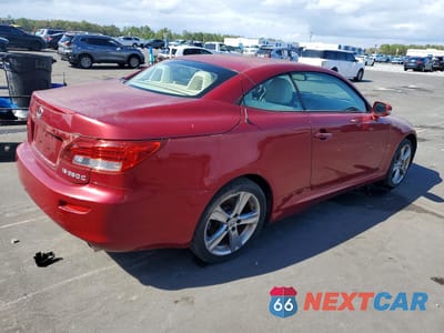 Trzecie zdjęcie samochodu z tyłu: 2012 LEXUS IS 350C BASE VIN:JTHFE2C2XC2508195 - miniatura