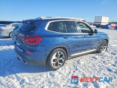 Trzecie zdjęcie samochodu z tyłu: 2020 BMW X3 XDRIVE30I VIN:5UXTY5C08LLT35006 - miniatura