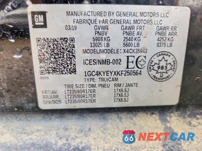Zdjęcie 12 z 12 samochodu: 2019 CHEVROLET SILVERADO K3500 HIGH COUNTRY VIN:1GC4KYEYXKF250564 - miniatura