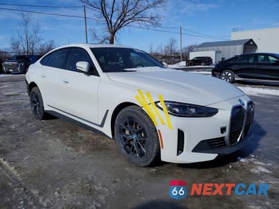 Czwarte zdjęcie samochodu z boku: 2024 BMW I4 EDRIVE 35 VIN:WBY43AW06RFS76035 - miniatura