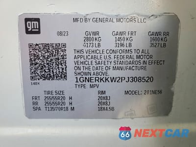 Zdjęcie 13 z 13 samochodu: 2023 CHEVROLET TRAVERSE PREMIER VIN:1GNERKKW2PJ308520 - miniatura