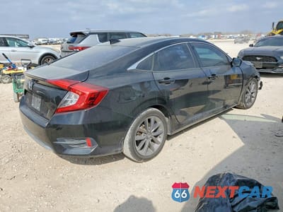 Trzecie zdjęcie samochodu z tyłu: 2019 HONDA CIVIC EX VIN:19XFC1F3XKE020257 - miniatura