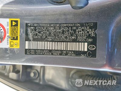 Zdjęcie 12 z 12 samochodu: 2013 LEXUS ES 350 VIN:JTHBK1GG0D2035822 - miniatura