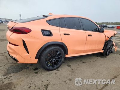 Trzecie zdjęcie samochodu z tyłu: 2021 BMW X6 M50I VIN:5UXCY8C09M9H34851 - miniatura