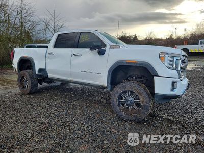 Czwarte zdjęcie samochodu z boku: 2020 GMC SIERRA K2500 DENALI VIN:1GT49REY1LF226334 - miniatura