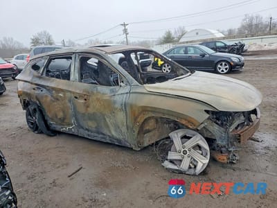 Czwarte zdjęcie samochodu z boku: 2022 HYUNDAI TUCSON SEL VIN:5NMJFCAE1NH008095 - miniatura