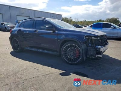 Czwarte zdjęcie samochodu z boku: 2018 MERCEDES-BENZ GLA 45 AMG VIN:WDDTG5CB2JJ475489 - miniatura