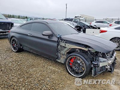 Czwarte zdjęcie samochodu z boku: 2020 MERCEDES-BENZ C 63 AMG-S VIN:WDDWJ8HB5LF955539 - miniatura