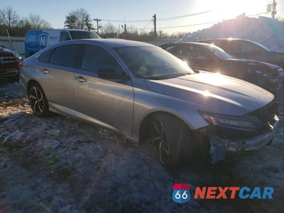 Czwarte zdjęcie samochodu z boku: 2021 HONDA ACCORD SPORT SE VIN:1HGCV1F40MA090590 - miniatura