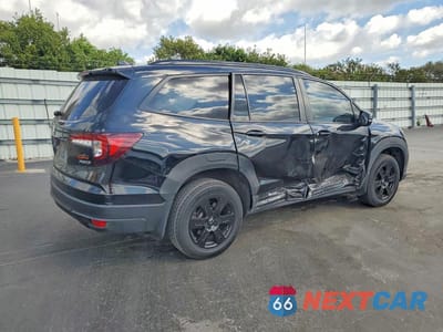 Trzecie zdjęcie samochodu z tyłu: 2022 HONDA PILOT TRAILSPORT VIN:5FNYF6H87NB085989 - miniatura
