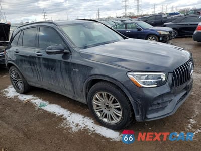 Czwarte zdjęcie samochodu z boku: 2021 MERCEDES-BENZ GLC 43 4MATIC AMG VIN:W1N0G6EB5MF937396 - miniatura