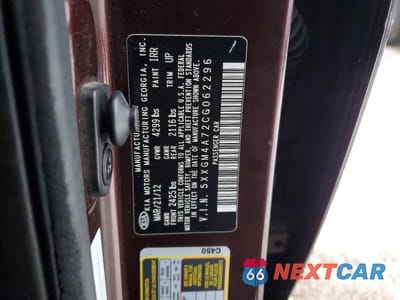 Zdjęcie 12 z 12 samochodu: 2012 KIA OPTIMA LX VIN:5XXGM4A72CG062296 - miniatura