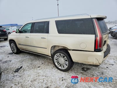 Drugie zdjęcie samochodu z przodu: 2015 CADILLAC ESCALADE ESV PLATINUM VIN:1GYS4UKJ6FR707869 - miniatura