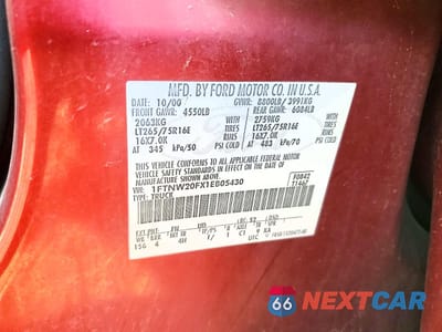 Zdjęcie 12 z 12 samochodu: 2001 FORD F250 SUPER DUTY VIN:1FTNW20FX1EB05430 - miniatura