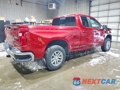 Trzecie zdjęcie samochodu z tyłu: 2021 CHEVROLET SILVERADO K1500 LT VIN:1GCRYDED7MZ206503 - miniatura