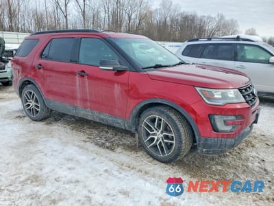 Czwarte zdjęcie samochodu z boku: 2017 FORD EXPLORER SPORT VIN:1FM5K8GT6HGB34654 - miniatura