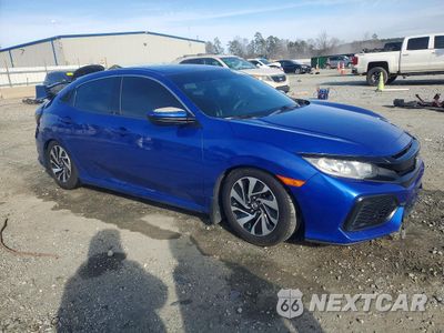 Czwarte zdjęcie samochodu z boku: 2018 HONDA CIVIC LX VIN:SHHFK7H21JU405076 - miniatura