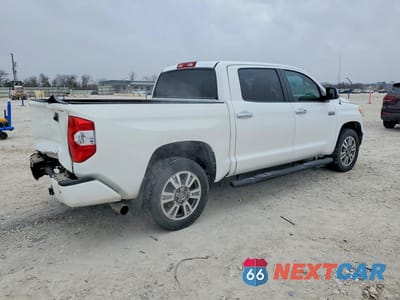 Trzecie zdjęcie samochodu z tyłu: 2017 TOYOTA TUNDRA PLATINUM VIN:5TFAW5F17HX654979 - miniatura