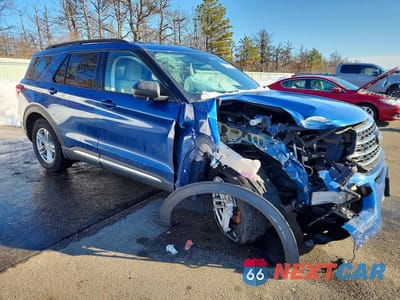 Czwarte zdjęcie samochodu z boku: 2020 FORD EXPLORER XLT VIN:1FMSK8DHXLGB59911 - miniatura