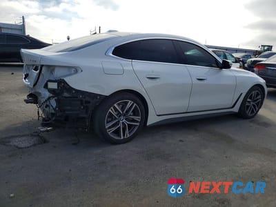 Trzecie zdjęcie samochodu z tyłu: 2024 BMW 430I GRAN COUPE VIN:WBA63AV01RFP72871 - miniatura