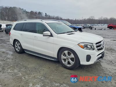 Czwarte zdjęcie samochodu z boku: 2017 MERCEDES-BENZ GLS 450 4MATIC VIN:4JGDF6EE6HA945558 - miniatura