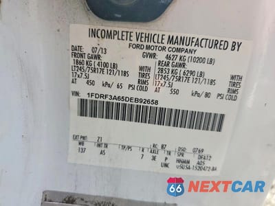 Zdjęcie 14 z 14 samochodu: 2013 FORD F350 SUPER DUTY UTILITY / SERVICE TRUCK VIN:1FDRF3A65DEB92658 - miniatura