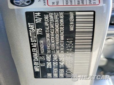 Zdjęcie 12 z 12 samochodu: 2015 MERCEDES-BENZ CLS 400 VIN:WDDLJ6FB3FA143541 - miniatura
