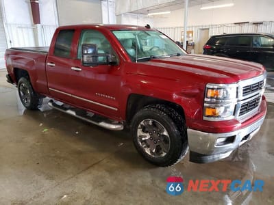 Czwarte zdjęcie samochodu z boku: 2014 CHEVROLET SILVERADO K1500 LTZ VIN:1GCVKSECXEZ256342 - miniatura