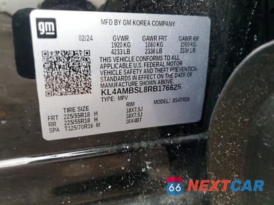 Zdjęcie 13 z 13 samochodu: 2024 BUICK ENCORE GX PREFERRED VIN:KL4AMBSL8RB176625 - miniatura