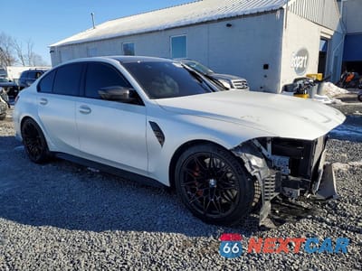 Czwarte zdjęcie samochodu z boku: 2026 BMW M3 COMPETITION VIN:WBS33HJ05TFV70023 - miniatura