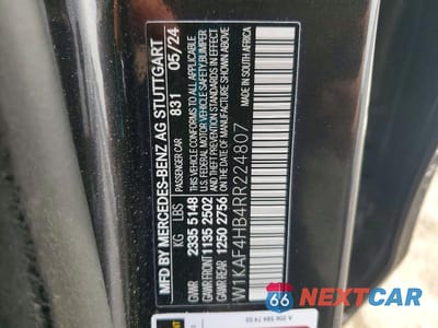 Zdjęcie 12 z 12 samochodu: 2024 MERCEDES-BENZ C 300 4MATIC VIN:W1KAF4HB4RR224807 - miniatura