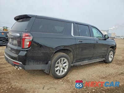 Trzecie zdjęcie samochodu z tyłu: 2023 CHEVROLET SUBURBAN K1500 PREMIER VIN:1GNSKFKD5PR429315 - miniatura