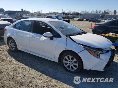 Czwarte zdjęcie samochodu z boku: 2021 TOYOTA COROLLA LE VIN:5YFEPMAE9MP243806 - miniatura