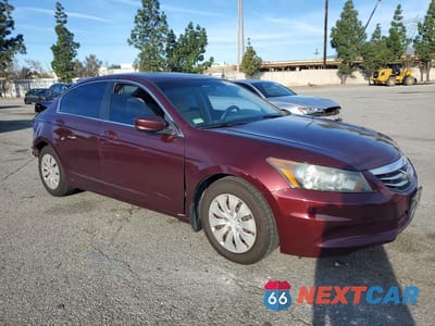 Czwarte zdjęcie samochodu z boku: 2011 HONDA ACCORD LX VIN:1HGCP2F37BA132662 - miniatura