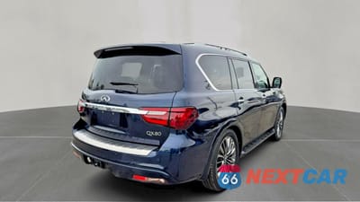 Czwarte zdjęcie samochodu z boku: 2019 INFINITI QX80 LUXE VIN:JN8AZ2NE5K9226385 - miniatura