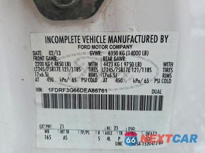 Zdjęcie 12 z 12 samochodu: 2013 FORD F350 SUPER DUTY FLATBED TRUCK VIN:1FDRF3G66DEA86761 - miniatura