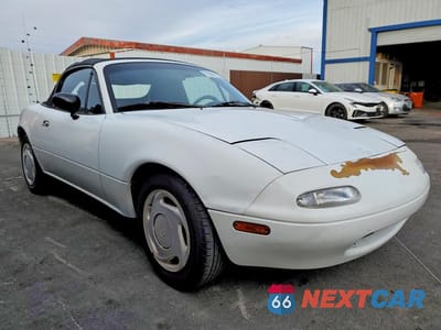 Czwarte zdjęcie samochodu z boku: 1991 MAZDA MX-5 MIATA VIN:JM1NA3511M1209527 - miniatura