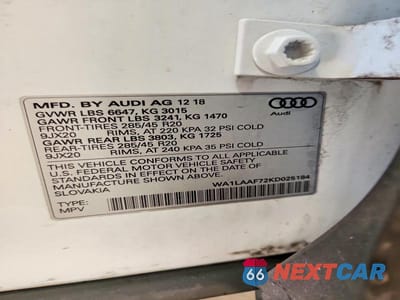 Zdjęcie 14 z 14 samochodu: 2019 AUDI Q7 PREMIUM PLUS VIN:WA1LAAF72KD025184 - miniatura