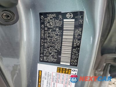 Zdjęcie 12 z 12 samochodu: 2005 TOYOTA PRIUS BASE VIN:JTDKB20U053017310 - miniatura