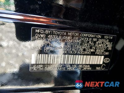 Zdjęcie 12 z 12 samochodu: 2015 LEXUS GS 350 BASE VIN:JTHBE1BL0FA002890 - miniatura